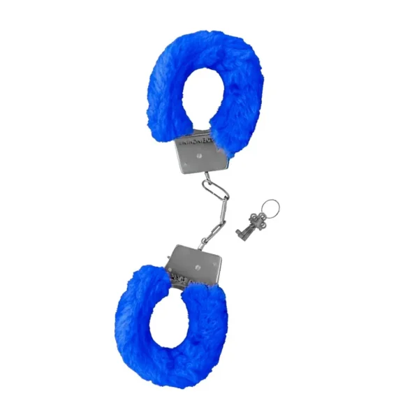 Algema com Pelúcia Azul Escuro